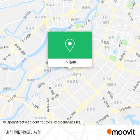 速航国际物流地图