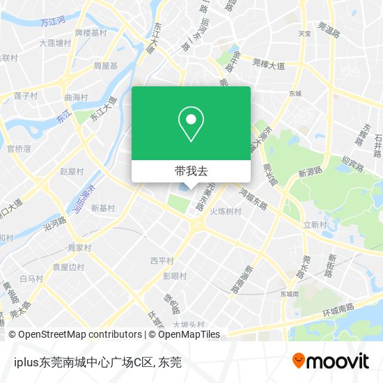 iplus东莞南城中心广场C区地图