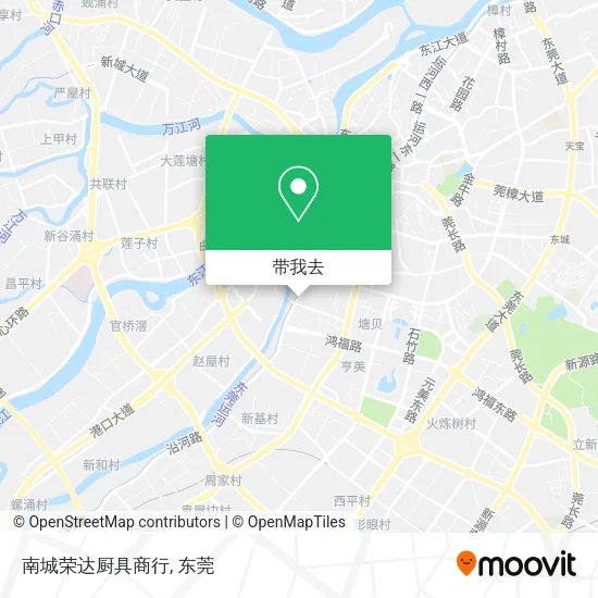 南城荣达厨具商行地图