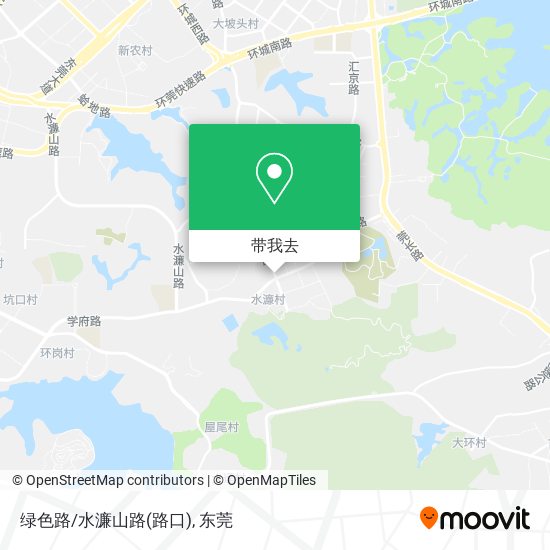 绿色路/水濂山路(路口)地图