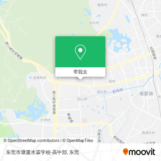 东莞市塘厦水霖学校-高中部地图