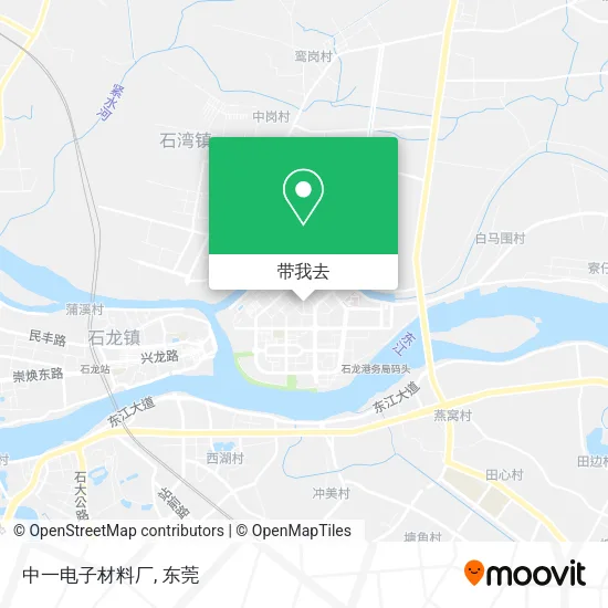 中一电子材料厂地图