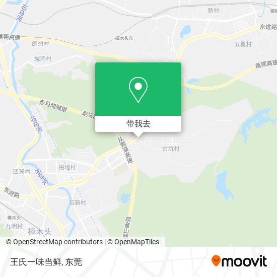 王氏一味当鲜地图