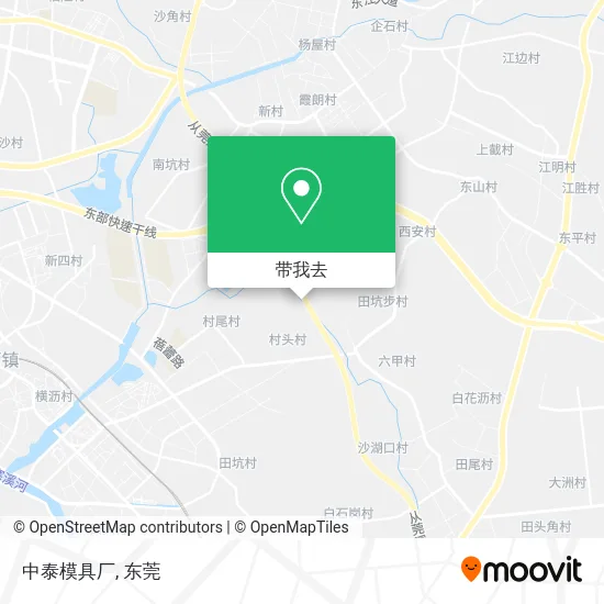中泰模具厂地图