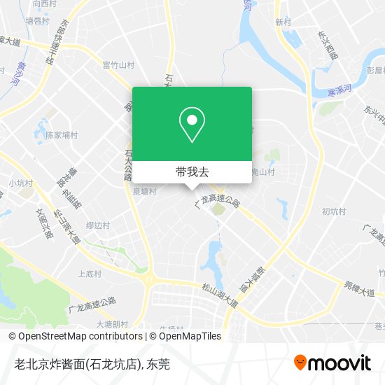 老北京炸酱面(石龙坑店)地图