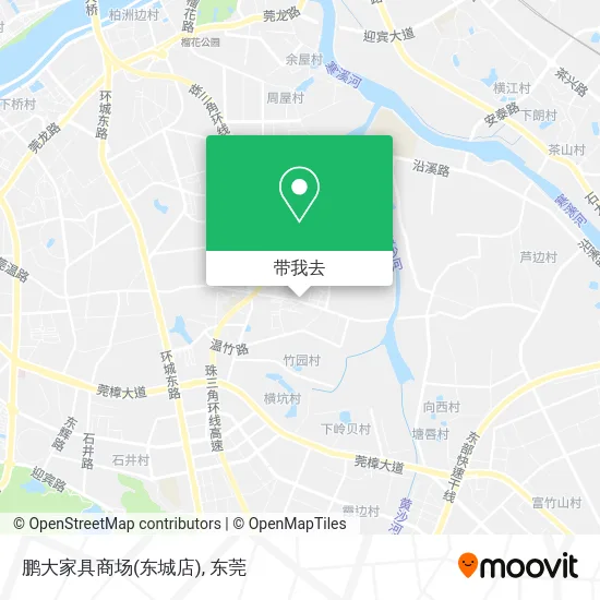 鹏大家具商场(东城店)地图