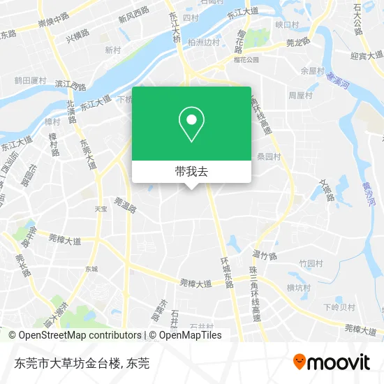 东莞市大草坊金台楼地图
