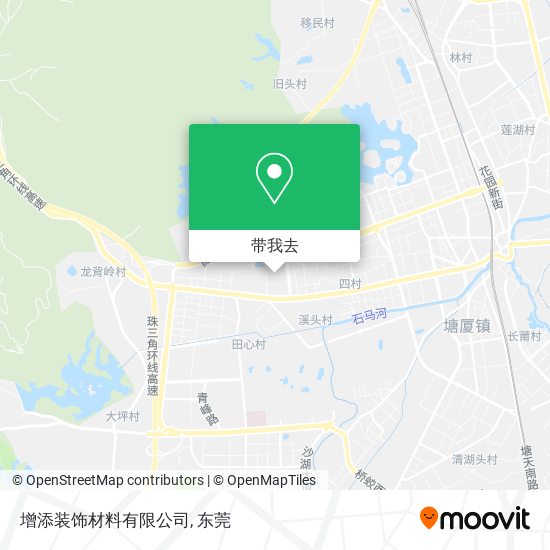 增添装饰材料有限公司地图