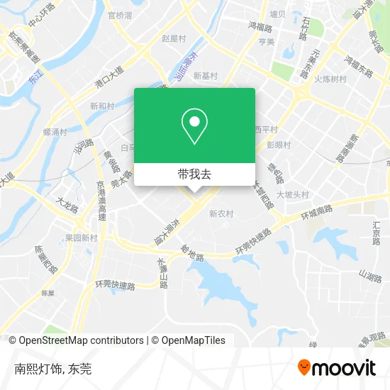 南熙灯饰地图