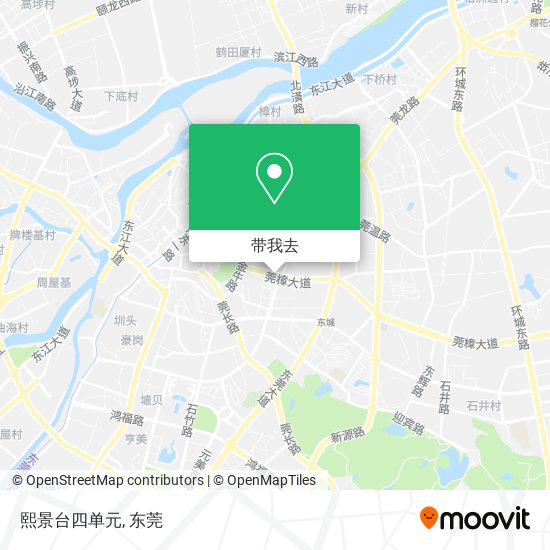 熙景台四单元地图