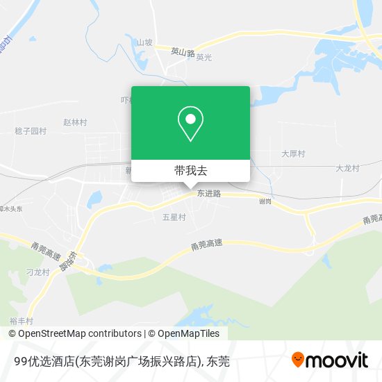 99优选酒店(东莞谢岗广场振兴路店)地图