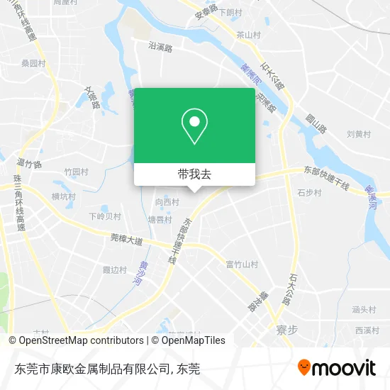 东莞市康欧金属制品有限公司地图