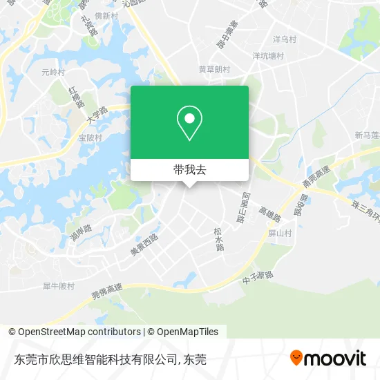 东莞市欣思维智能科技有限公司地图