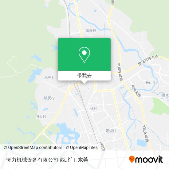 恆力机械设备有限公司-西北门地图