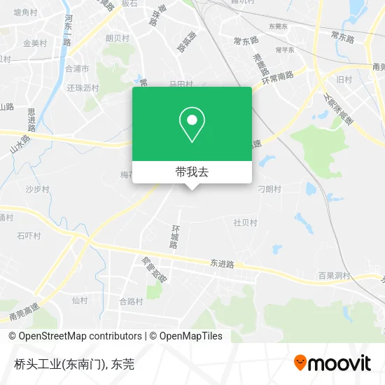 桥头工业(东南门)地图