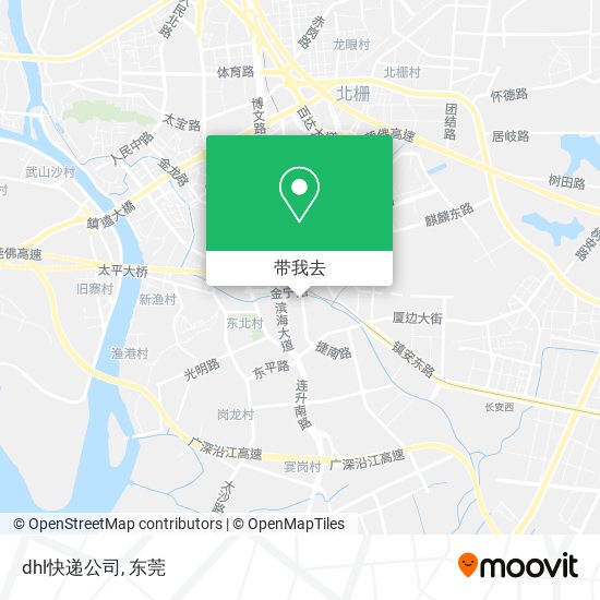 dhl快递公司地图
