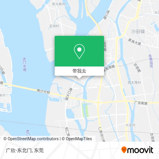 广欣-东北门地图