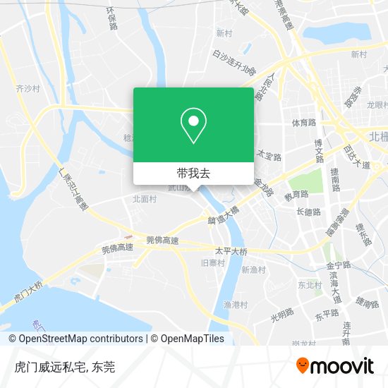 虎门威远私宅地图