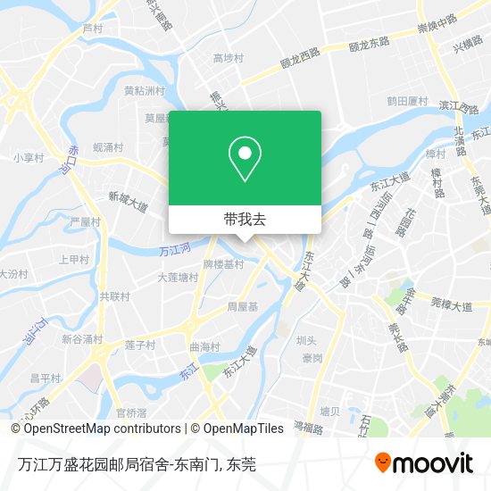 万江万盛花园邮局宿舍-东南门地图