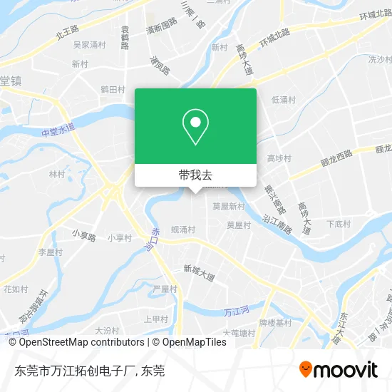 东莞市万江拓创电子厂地图