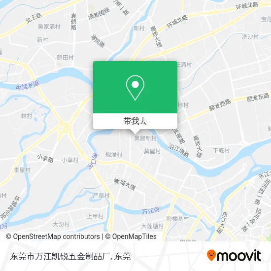 东莞市万江凯锐五金制品厂地图
