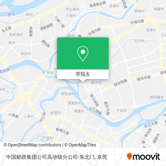 中国邮政集团公司高埗镇分公司-东北门地图