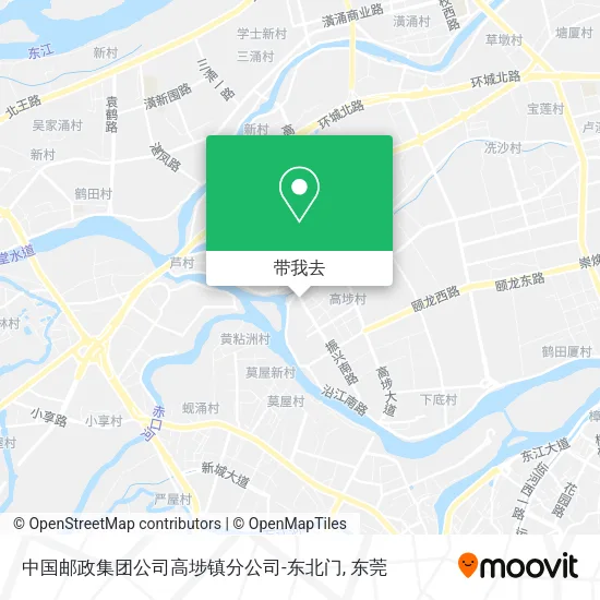 中国邮政集团公司高埗镇分公司-东北门地图