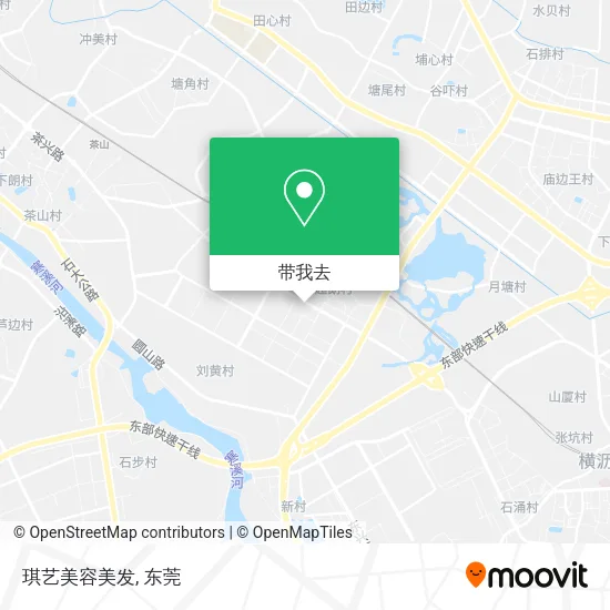 琪艺美容美发地图