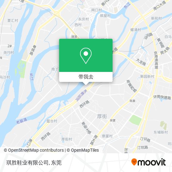 琪胜鞋业有限公司地图