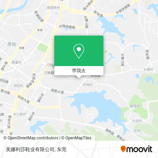 美娜利莎鞋业有限公司地图