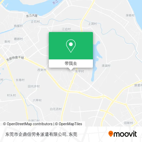 东莞市企鼎信劳务派遣有限公司地图