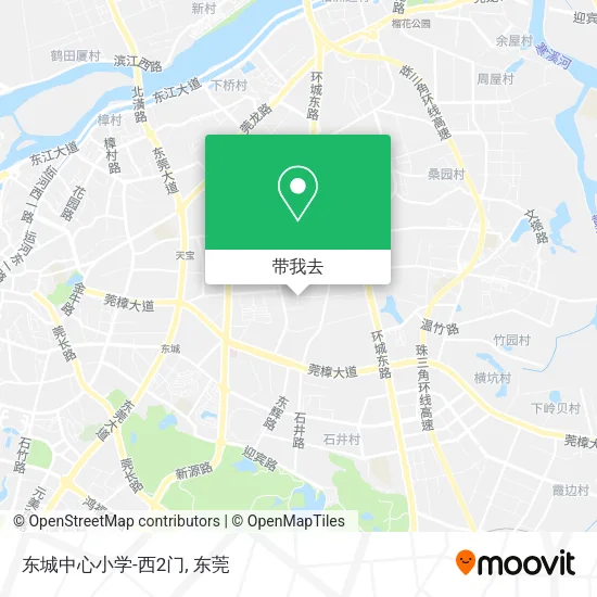 东城中心小学-西2门地图