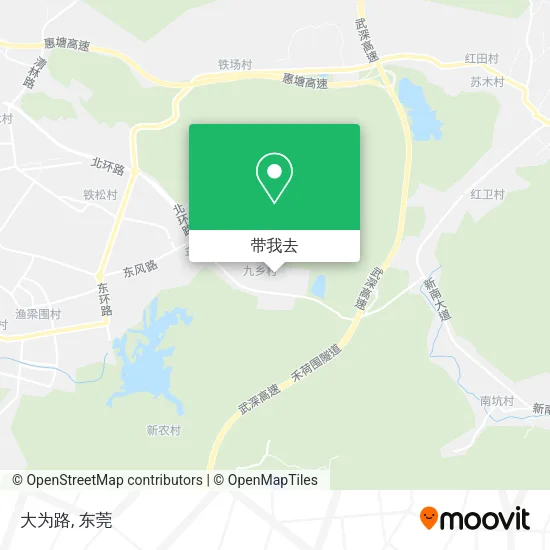 大为路地图