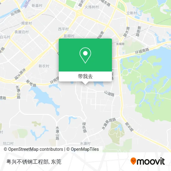 粤兴不锈钢工程部地图