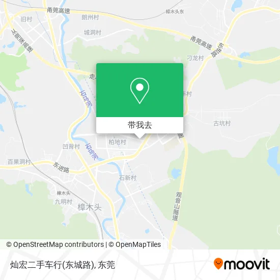 灿宏二手车行(东城路)地图