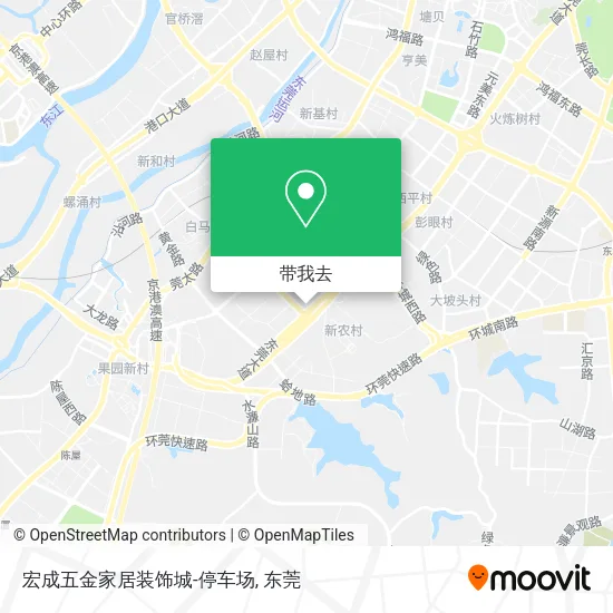宏成五金家居装饰城-停车场地图