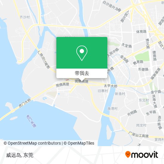 威远岛地图