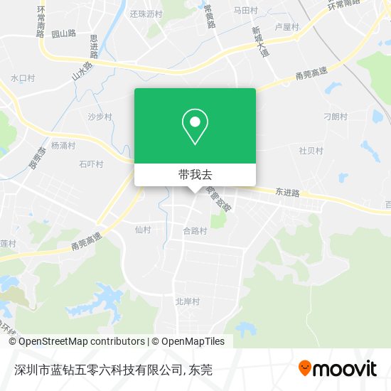 深圳市蓝钻五零六科技有限公司地图