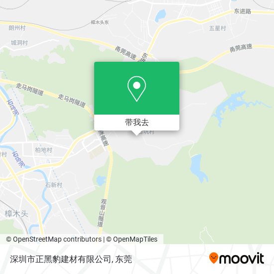 深圳市正黑豹建材有限公司地图