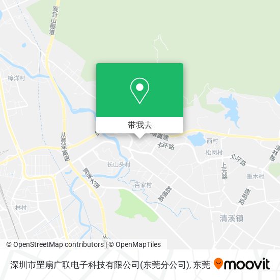 深圳市罡扇广联电子科技有限公司(东莞分公司)地图