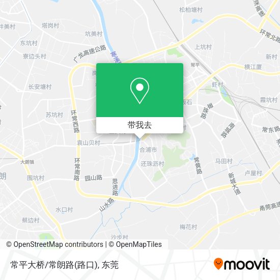 常平大桥/常朗路(路口)地图