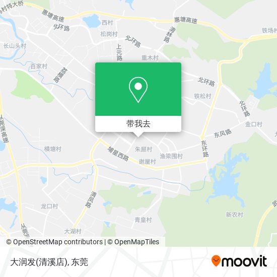 大润发(清溪店)地图