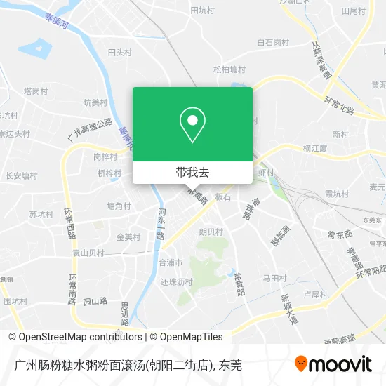 广州肠粉糖水粥粉面滚汤(朝阳二街店)地图