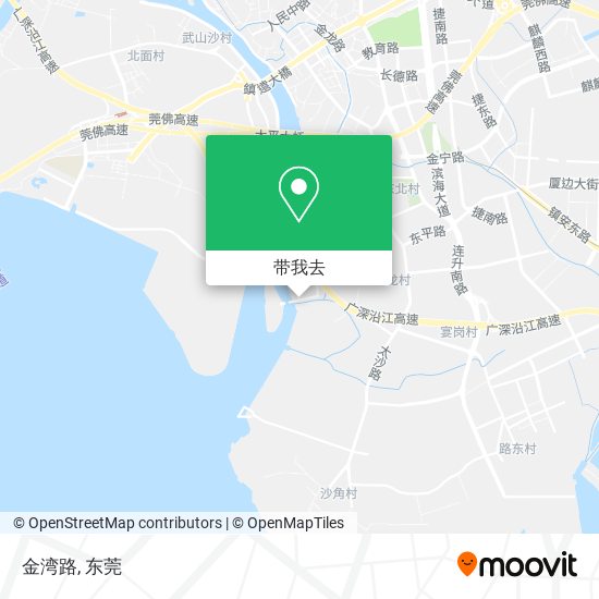 金湾路地图