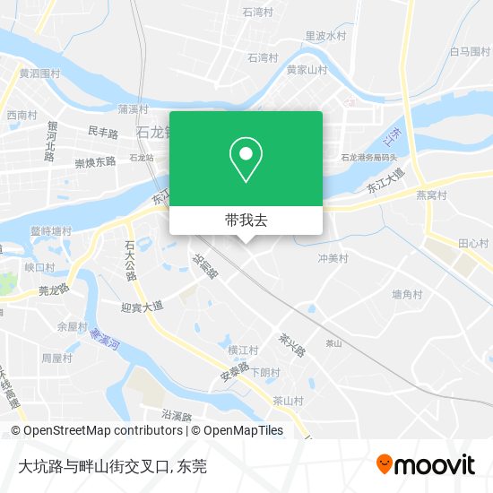 大坑路与畔山街交叉口地图