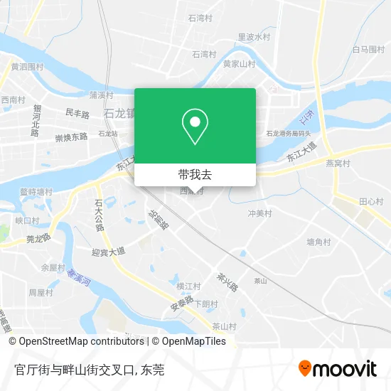 官厅街与畔山街交叉口地图