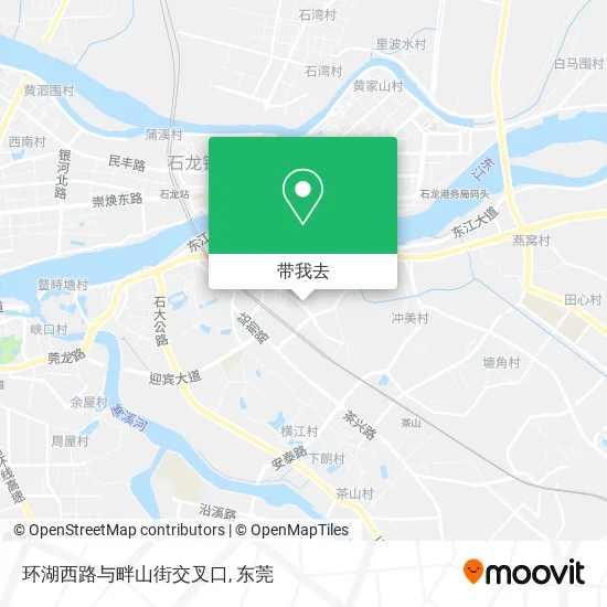 环湖西路与畔山街交叉口地图
