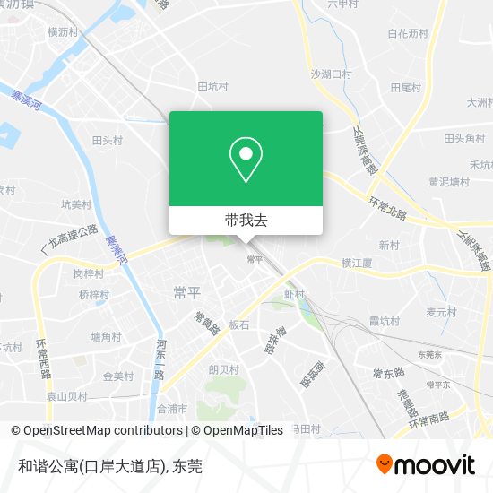 和谐公寓(口岸大道店)地图