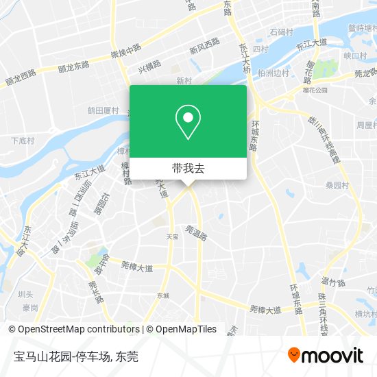 宝马山花园-停车场地图