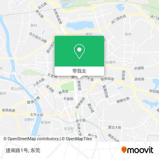 捷南路1号地图